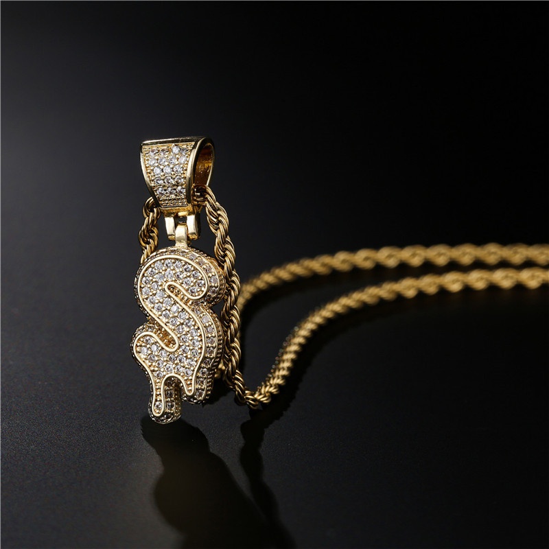 wholesale bijoux irrguliers 26 colliers alphabet anglais Nihaojewelry