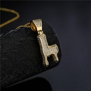 wholesale bijoux irrguliers 26 colliers alphabet anglais Nihaojewelrypicture34