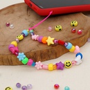 Korean cartoon mixed beads candy color mobile phone chainpicture11