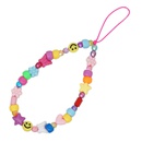 Korean cartoon mixed beads candy color mobile phone chainpicture13