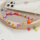 ethnic candy color mixed beads short mobile phone lanyardpicture10