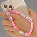 ethnic bohemian pink smiley mobile phone chainpicture9