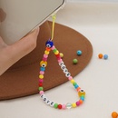ethnic woven color beads mobile phone chainpicture9