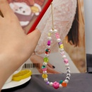 Korean creative LOVE letter beads fruit pearl mobile phone lanyardpicture9