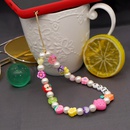 Korean creative LOVE letter beads fruit pearl mobile phone lanyardpicture11