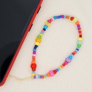 Simple ethnic acrylic candy color woven beaded mobile phone chainpicture12