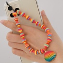 Simple bohemian rainbow shell mobile phone chainpicture9