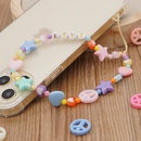 Korean simple personality letter beaded mobile phone lanyardpicture11