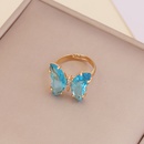 fashion zircon butterfly opening adjustable ring wholesalepicture17