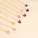 korean style multicolor fluorescent butterfly necklacepicture18