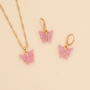 korean style multicolor fluorescent butterfly necklacepicture17