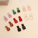 fashion macaron square crystal long earringspicture12