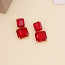 fashion macaron square crystal long earringspicture14