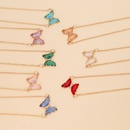 wholesale fashion multicolor butterfly pendent copper necklacepicture13