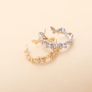 fashion butterfly alloy diamonds open ring wholesalepicture12