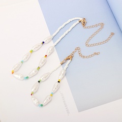 Baroque irregular pearl necklace bracelet combination set wholesale