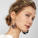 fashion leopard print tortoiseshell acrylic Ushaped earringspicture29
