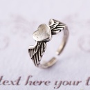 retro heart crying face expression alloy ring wholesalepicture8