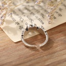 retro heart crying face expression alloy ring wholesalepicture11