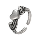retro heart crying face expression alloy ring wholesalepicture12