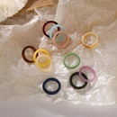 simple geometric candy color acrylic ring wholesalepicture21