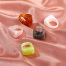simple square geometric resin ring wholesalepicture12