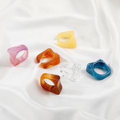 Korean acrylic irregular open ring wholesale