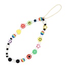 simple rainbow stripes beaded mobile phone chainpicture15