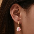 fashion personality dripping oil twopiece earringspicture9