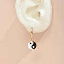 fashion personality dripping oil twopiece earringspicture11