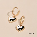 fashion personality dripping oil twopiece earringspicture12