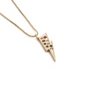 wholesale fashion gold lightning pendant copper necklacepicture18
