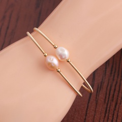 Korean freshwater pearl 14K gold-filled pearl bracelet