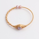 simple fashion purple 14K gold winding elastic braceletpicture15