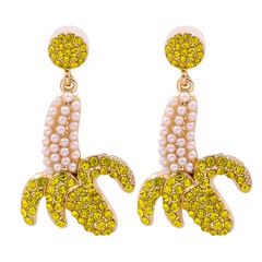 fashion personality exaggerated handmade banana earrings