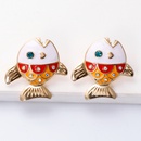 retro small fish epoxy earrings wholesalepicture11