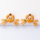 retro oil dripping crab diamond alloy earrings wholesalepicture17