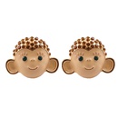 Fashion Retro Monkey Epoxy Animal Earrings Wholesalepicture9