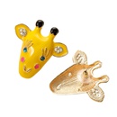 Fashion Retro Giraffe Epoxy Stud Earrings Wholesalepicture7