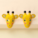 Fashion Retro Giraffe Epoxy Stud Earrings Wholesalepicture8
