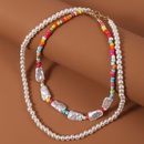 Bohemian Handmade Pearl Beads Multilayer Necklacepicture11