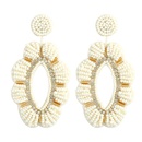 ethnic style niche exaggerated oval earringspicture19