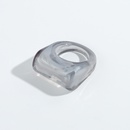 Simple Geometric Transparent Resin Ring Wholesalepicture28