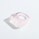 Simple Geometric Transparent Resin Ring Wholesalepicture27