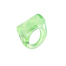 Simple Geometric Transparent Resin Ring Wholesalepicture25