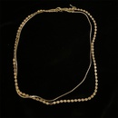 fashion multilayer square thick chain OT buckle necklacepicture14