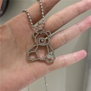simple diamond bear pendant necklace wholesalepicture12