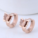 Korean titanium steel butterfly earringspicture4