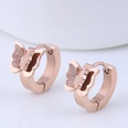 Korean titanium steel butterfly earringspicture7