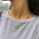 Simple ethnic style geometric lock singlelayer necklacepicture13
